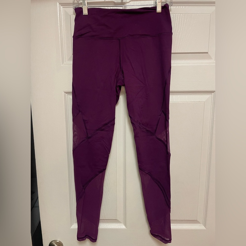 Victoria’s Secret Sport Knockout tight in vibrant purple with mesh detail